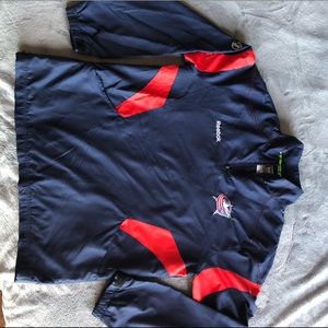 Columbus Blue Jackets Reebok Tracksuit Jacket